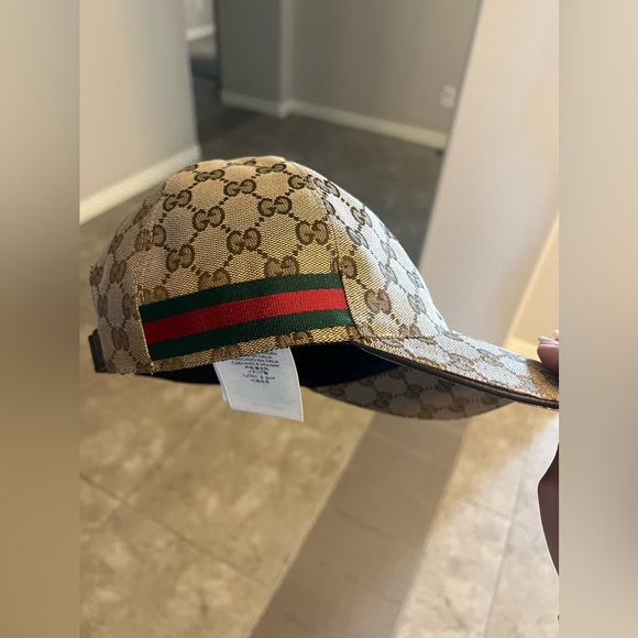 GUCCI ORIGINAL GG CANVAS BASEBALL HAT SIZE M - Picture 8 of 12